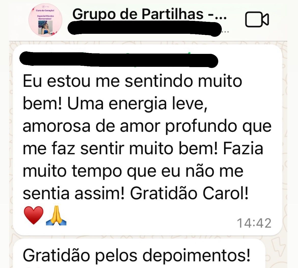 Depoimento de participante